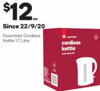 Woolworths Cordless Kettle 1.7L offer