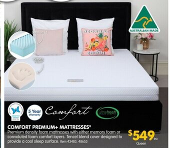 Clark Rubber Comfort Premium + Mattresses offer