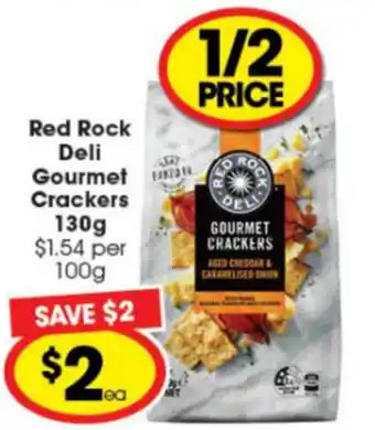 Ritchies Red Rock Deli Style Gourmet Crackers 130g offer