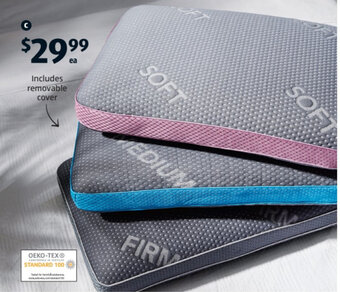 ALDI Performance Memory Foam Support Pillow Assortment offer