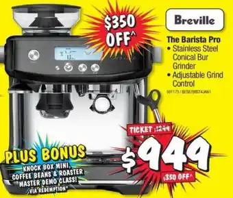 JB Hi-Fi Breville The Barista Pro offer