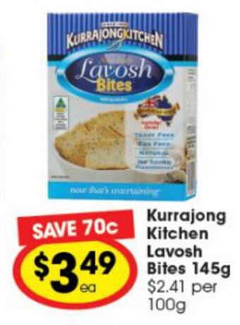 Kurrajong Kitchen Lavosh Bites 145g