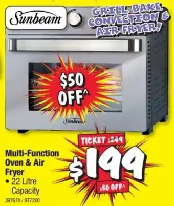 JB Hi-Fi Sunbeam Multi-Function Oven & Air Fryer offer