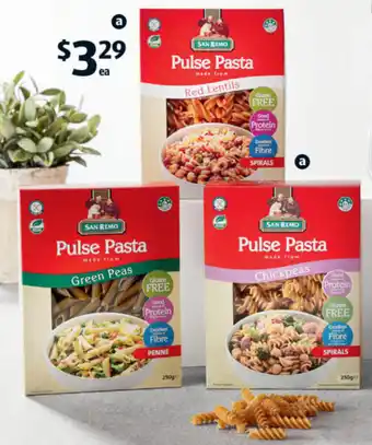 ALDI San Remo Pulse Pasta 250g offer