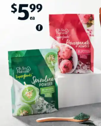 ALDI Super Food Powder 100g-125g offer