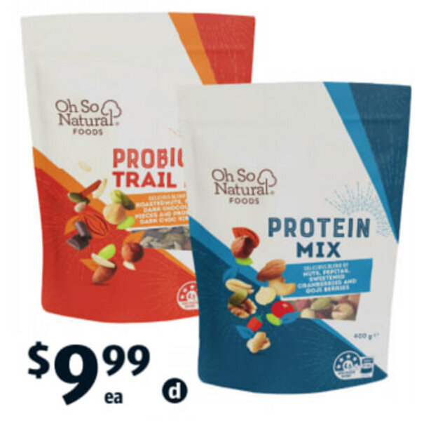 Probiotic Trail Mix or Protein Mix 400g offer at ALDI