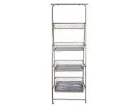 Fleury Rustic Iron Shelf Stand