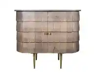 LivingStyles Amal Mango Wood 2 Door Sideboard, 96cm offer