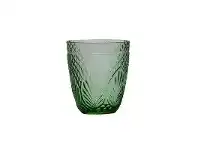 LivingStyles Creteil Vintage Glass Tumbler, Green offer
