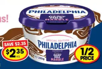 Ritchies Philadelphia Dairy Milk Marble 230g offer