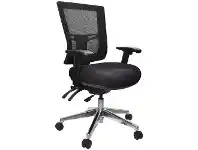 Officeworks Buro Metro II 24/7 3-Lever Seat Slide Chair Black with Arms offer