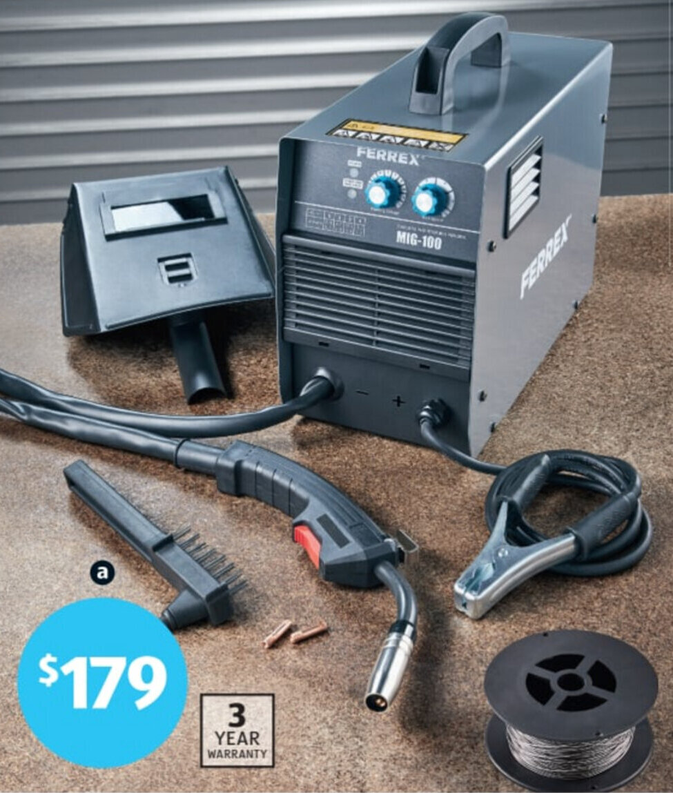 Mig Welder 100AMP offer at ALDI