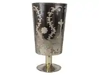 LivingStyles Marcello Etched Glass Hurricane Lantern offer