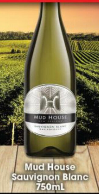 Ritchies Mud House Sauvignon Blanc 750ml offer