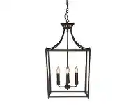 LivingStyles Nuit Iron & Glass Lantern Chandelier offer