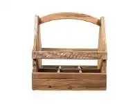 LivingStyles Cainet Vintage Fir Wood Bottle Crate offer