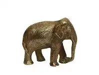 LivingStyles Ferret Metal Elephant Sculpture offer