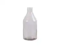 LivingStyles Laudes Etched Glass Bottole Vase, Large offer