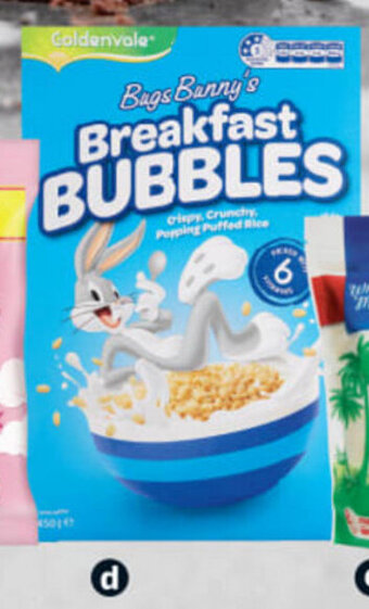 ALDI Goldenvale Breakfast Bubbles 450g offer
