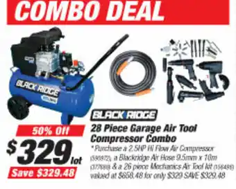 SuperCheap Auto 28 Piece Garage Air Tool Compressor Combo offer