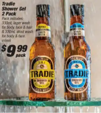 SuperCheap Auto Tradie Shower Gel 2 Pack 330ml offer