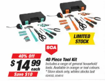 SuperCheap Auto 40 Piece Tool Kit offer