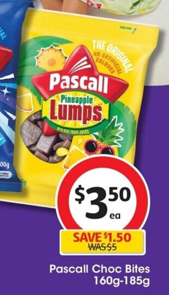Pascall Choc Bites 160g-185g
