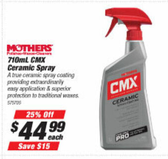 SuperCheap Auto Mothers CMX Ceramic Spray 710ml offer