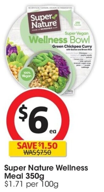 Coles Super Nature Wellness Meal 350g offer
