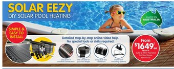 Solar Eezy DIY Solar Pool Heating