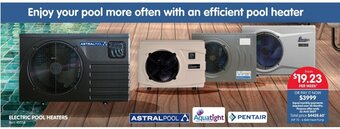 Clark Rubber Electric Pool Heaters offer