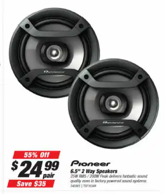 SuperCheap Auto Pioneer 6.5" Way Speakers offer