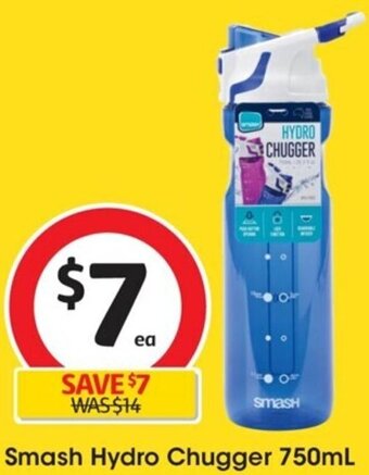 Coles Smash Hydro Chugger 750mL offer