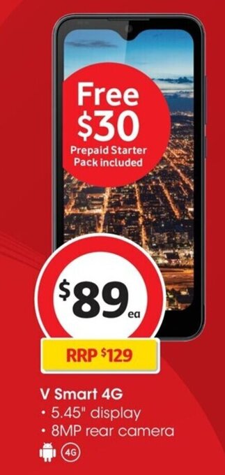 Coles V Smart 4G offer