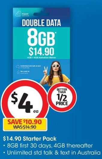 Coles $14.90 Starter Pack offer