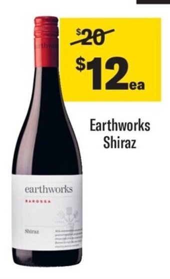 Coles Earthworks Shiraz offer