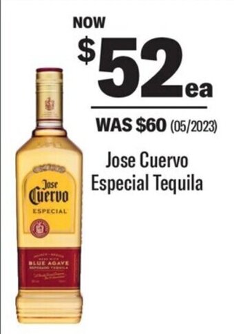 Coles Jose Cuervo Especial Tequila offer