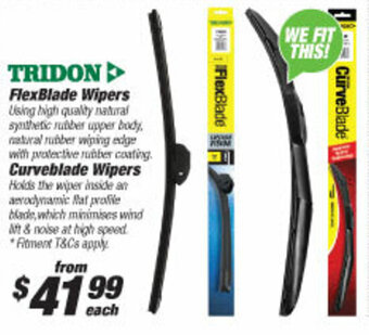 SuperCheap Auto Tridon FlexBlade Wipers offer