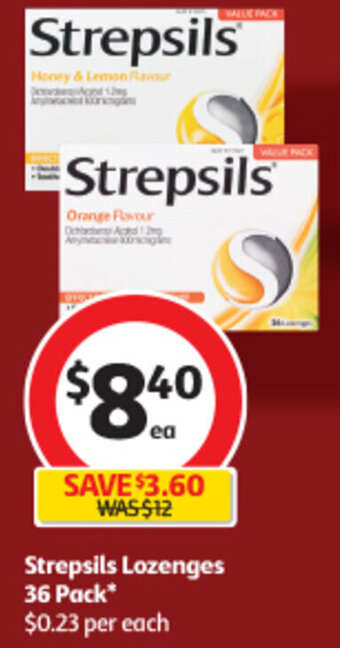 Strepsils Lozenges 36 Pack*