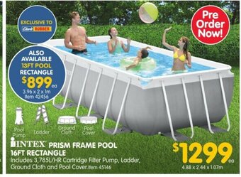 Intex Prism Frame Pool 16Ft Rectangle