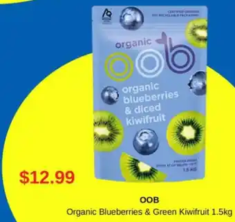 Costco OOB Organic Blueberries & Green Kiwifruit 1.5kg offer