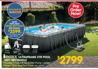 Clark Rubber Intex Ultraframe XTR Pool 24Ft Rectangle offer
