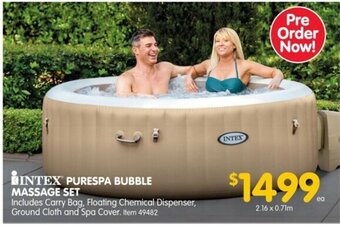 Clark Rubber Intex Purespa Bubble Massage Set offer
