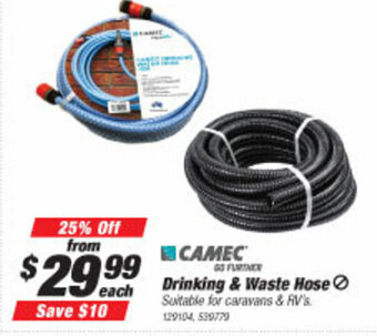 Camec Drinking & Waste Hose