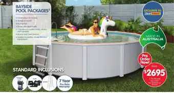 Clark Rubber Bayside Pool Packages offer