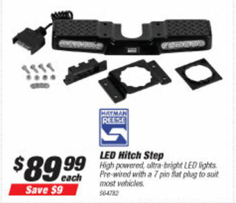 SuperCheap Auto LED Hitch Step offer