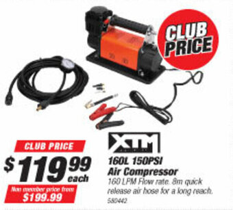SuperCheap Auto XTM 160L 150PSI Air Compressor offer