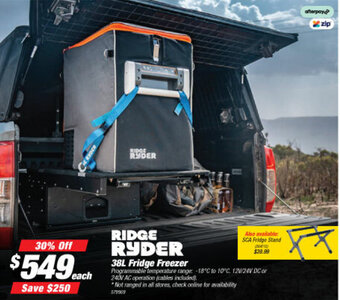SuperCheap Auto Ridge Ryder 38L Fridge Freezer offer
