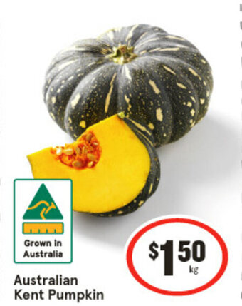 IGA Australian Kent Pumpkin offer
