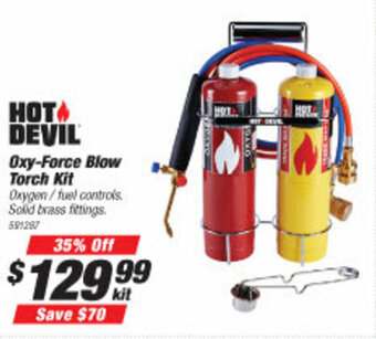 SuperCheap Auto Hot Devil Oxy-Force Blow Torch Kit offer